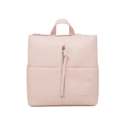 Zaino rosa da Donna con logo in metallo Lora Ferres
