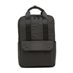 Zaino sportivo ed elegante nero da Uomo con logo Carrera Jeans
