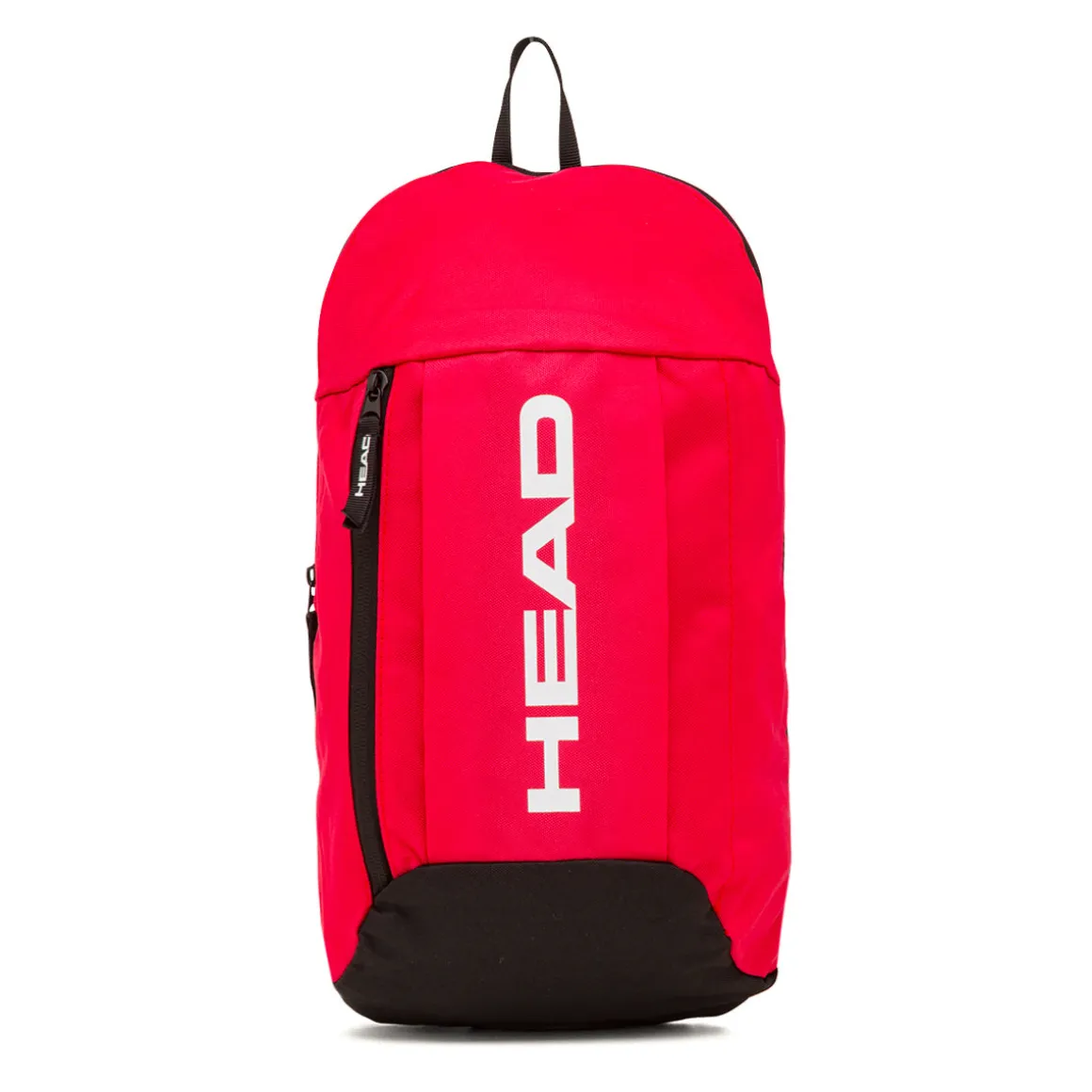 Zaino sportivo Unisex rosso e nero con tasca e logo bianco Head